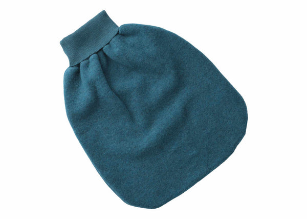 ENGEL WOOL SLEEP ITEMS | ONE-PIECE PJS | SLEEP SACKS | ROMPER POUCHES-ROMPER POUCH WOOL FLEECE-TEAL MÉLANGE-1 (0-6m)-YOOKI