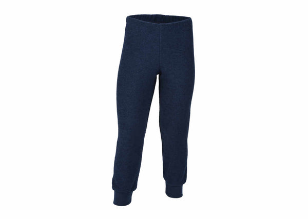 ENGEL WOOL LEGGINGS | PANTS | YOUTH-NAVY BLUE TERRY-92 (2-3Y)-WOOL TERRY PANT-YOOKI